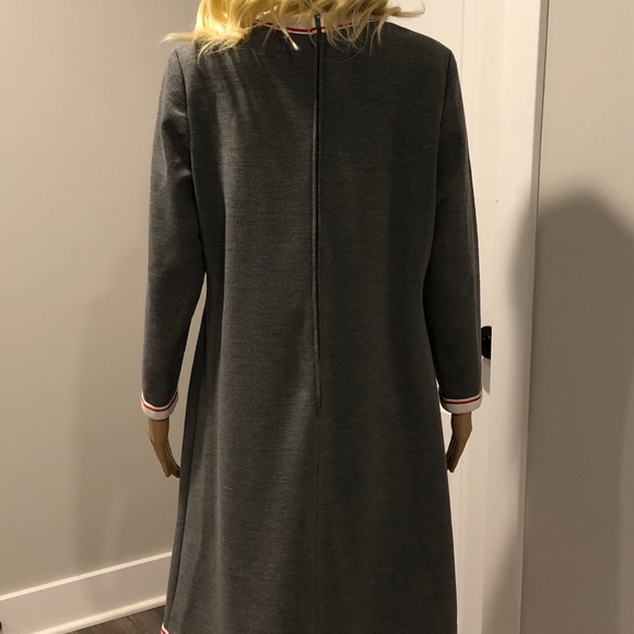 Vintage midi gray dress - Picture 3 of 4